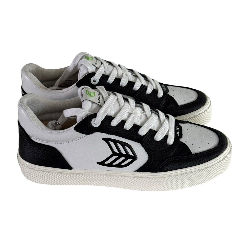Cariuma Vallely Skate Shoes White w/ Blk Leather Accents W 10.5/ M 9 NEW - Picture 2 of 10